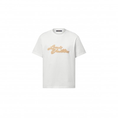 LOUIS VUITTON EMBROIDERED SIGNATURE T-SHIRT 1AHW87